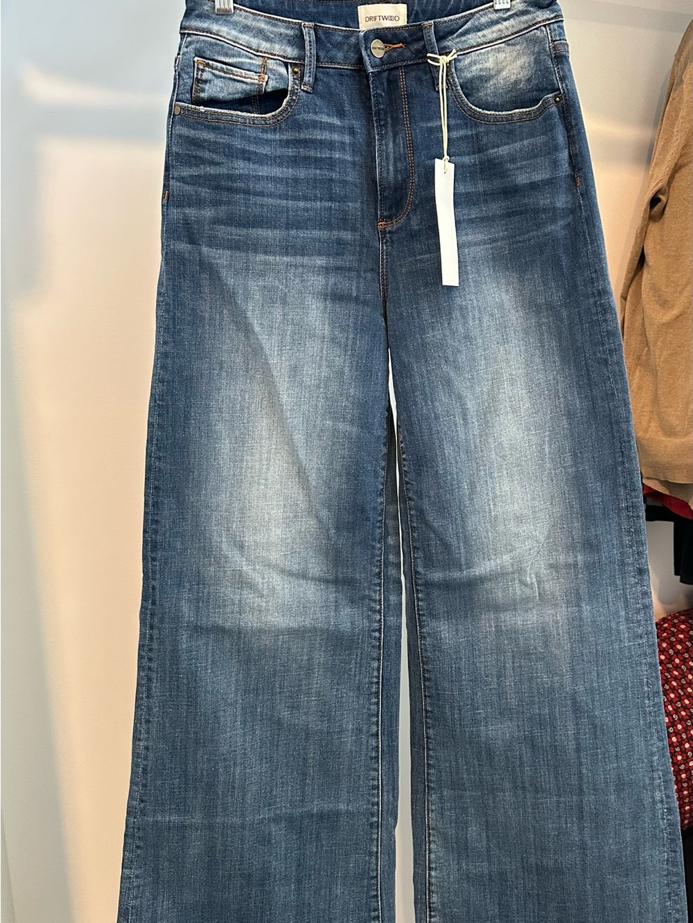DRIFTWOOD Martha Ink Wide-Leg High-Rise Jeans - Picture 2 of 3